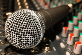 Generic microphone on sound desk is shown.
CREDIT: Pixabay 2015 CC0