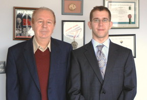 This image shows Dr. Yuri Lvov (left) and Joshua Tully.
CREDIT: Louisiana Tech University