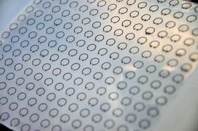 This flexible, stretchable and tunable "meta-skin" can trap radar waves and cloak objects from detection.
CREDIT: Liang Dong/Iowa State University