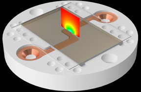 The colormap on the surface shows the electric field amplitude.
CREDIT: University of Oklahoma