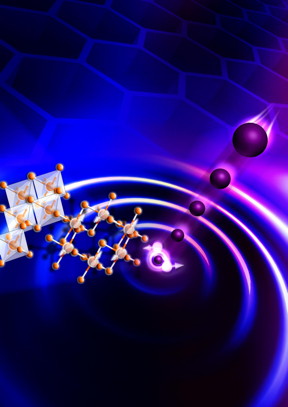 This image shows the excitation of a spin liquid on a honeycomb lattice with neutrons.
CREDIT: Genevieve Martin, Oak Ridge National Laboratory