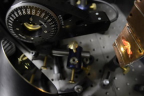 Protons can tunnel in solutions and at temperatures above the boiling point of water, found scientists from the Institute of Physical Chemistry of the Polish Academy of Sciences in Warsaw. Pictured above: Part of the equipment used in experiments.
CREDIT: IPC PAS, Grzegorz Krzyzewski