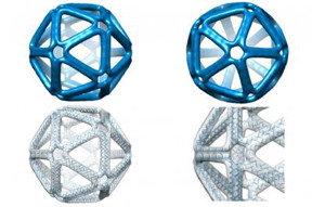 A new algorithm for DNA origami starts with a simple, 3-D geometric representation of the final shape of the object, and then decides how it should be assembled from DNA.
CREDIT: Image courtesy of the researchers