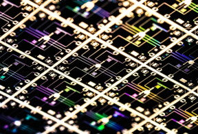 a qubit array PreviousPauseNext1 of 3
A quantum qubit array
Photo Credit: MICHAEL FANG/MARTINIS LAB