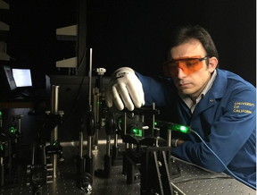 Fariborz Kargar, a graduate student researcher, is measuring the acoustic phonon dispersion in the semiconductor nanowires in UCR's Phonon Optimized Engineered Materials (POEM) Center, directed by Alexander Balandin.
CREDIT
UC Riverside
