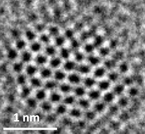A single nitrogen-doped graphene quantum dot with zig-zag edges.
CREDIT
Ajayan Group/Rice University