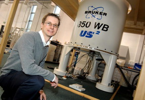 Professor Steven Brown at the NMR facility is shown.
CREDIT
University of Warwick

