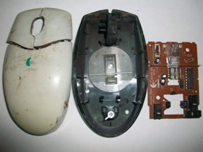 Circuit boards from electronics, like computer mice, can be crushed into nanodust by a cryo-mill, according to researchers at Rice University and the Indian Institute of Science. The dust can then be easily separated into its component elements for recycling. 

Credit: Chandra Sekhar Tiwary/Rice University