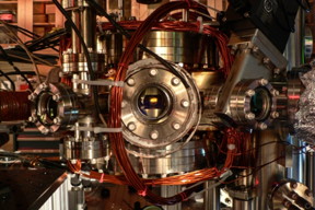 This vacuum chamber with apertures for several laser beams was used to cool molecules of sodium-potassium down to temperatures of a few hundred nanoKelvins, or billionths of a degree above absolute zero. Such molecules could be used as a new kind of qubit, a building block for eventual quantum computers.