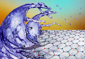 The open problem was what controlled the velocity of the electron liquid (shown as a wavy waterfront). The findings show that it is the frozen antiferromagnetism on the honeycomb lattice that sets this velocity by slowing it down as the two interact.

CREDIT
Yale-NUS College