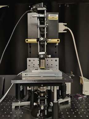 A new type of microscope from Purdue University stacks the reference object and the one being examined on top of each other, instead of the conventional approach of having them side by side. (Image provided)