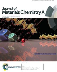 The research was showcased on the journal's cover page.

CREDIT
Journal of Materials Chemistry A

