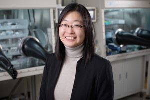 Chemical and biomolecular engineering professor Ying Diao and collaborators have repurposed a failed cancer drug into a new type of organic semiconductor for use in transistors and chemical sensors.

Photo by L. Brian Stauffer