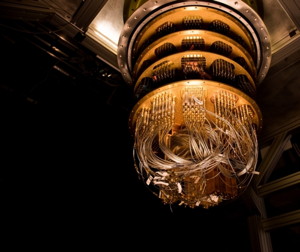 Googles quantum supreme cryostat with Sycamore inside

 

 

Photo Credit: ERIC LUCERO/GOOGLE, INC.