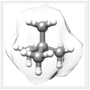 An image of tert-butane, the simplest quaternary carbon.

CREDIT
Scripps Research